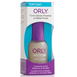 ORLY Matte Top Coat - Matējošs virsējais pārklājums, 18ml