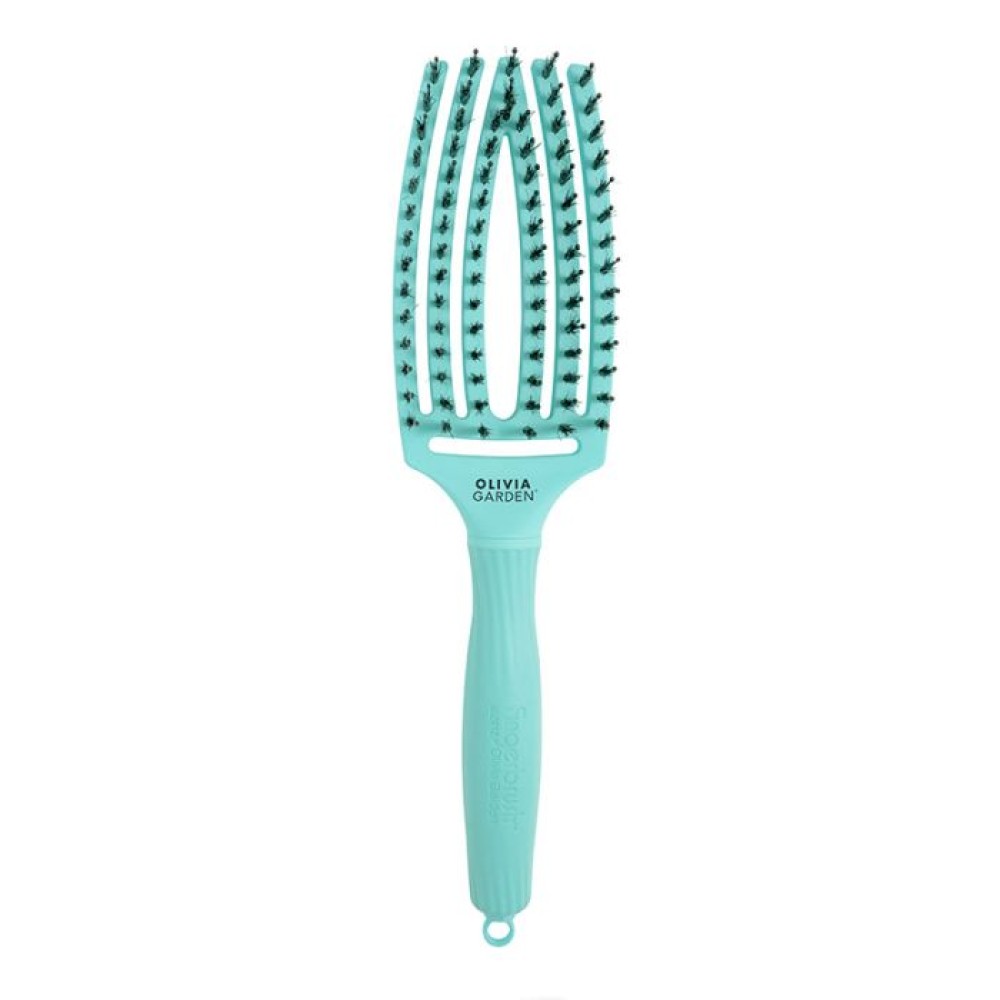 Olivia Garden Fingerbrush TROPICAL MINT Combo Medium