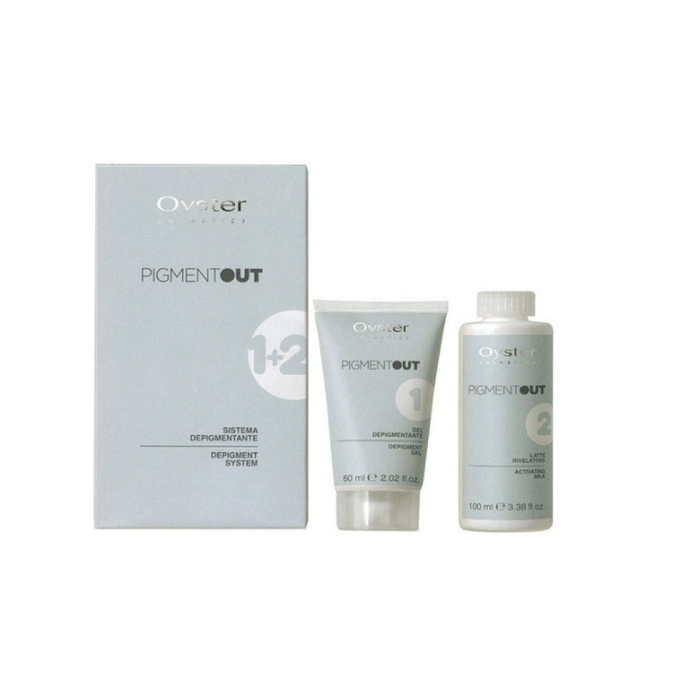 Oyster Technic Pigment Out - Pakāpeniskas matu pigmenta noņemšanas sistēma, 60 + 100ml (OYRK03050001)