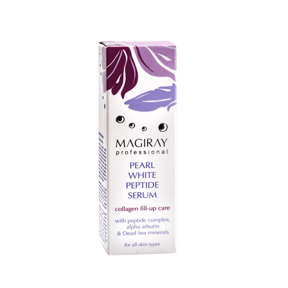 MAGIRAY PEARL WHITE PEPTIDE SERUM - Balinošs peptīdu serums ar kolagēnu visiem ādas tipiem (725205)