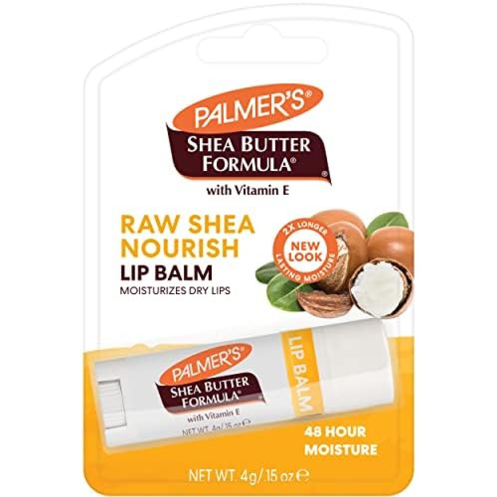 Palmer's Raw Shea Lip Balm - Бальзам для губ с маслом ши