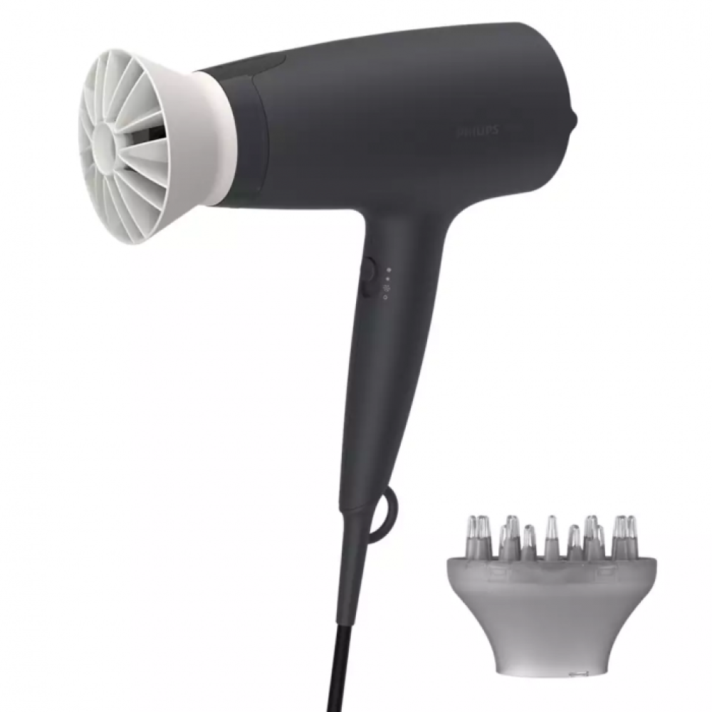 Philips 3000 series BHD302/30 hair dryer 1600 W Black/white