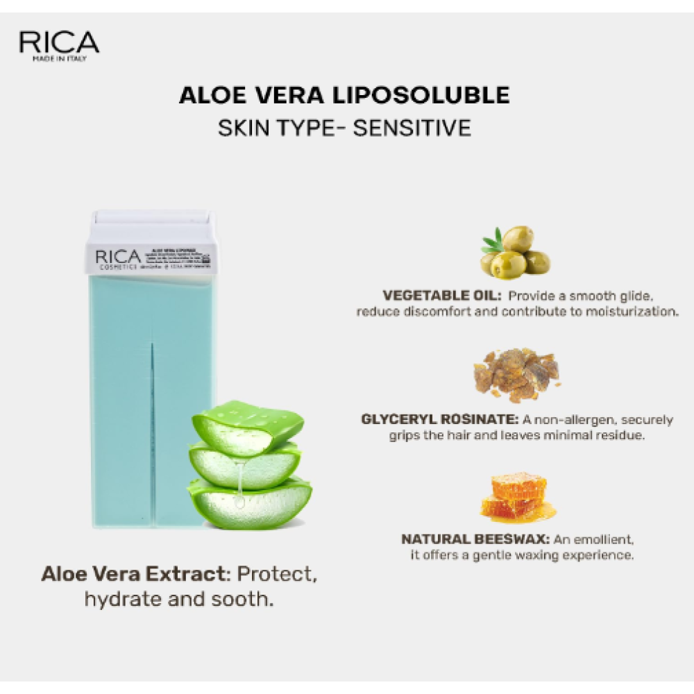 RICA Aloe Vera wax, 100ml