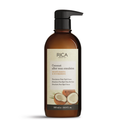 RICA Coconut After wax emulsion - Kokosriekstu emulsija pēc vaksācijas, 500ml