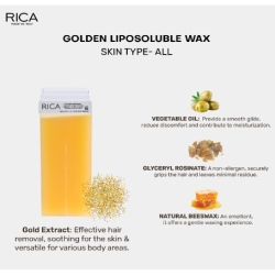 RICA Golden wax - Zelta vasks, 100ml