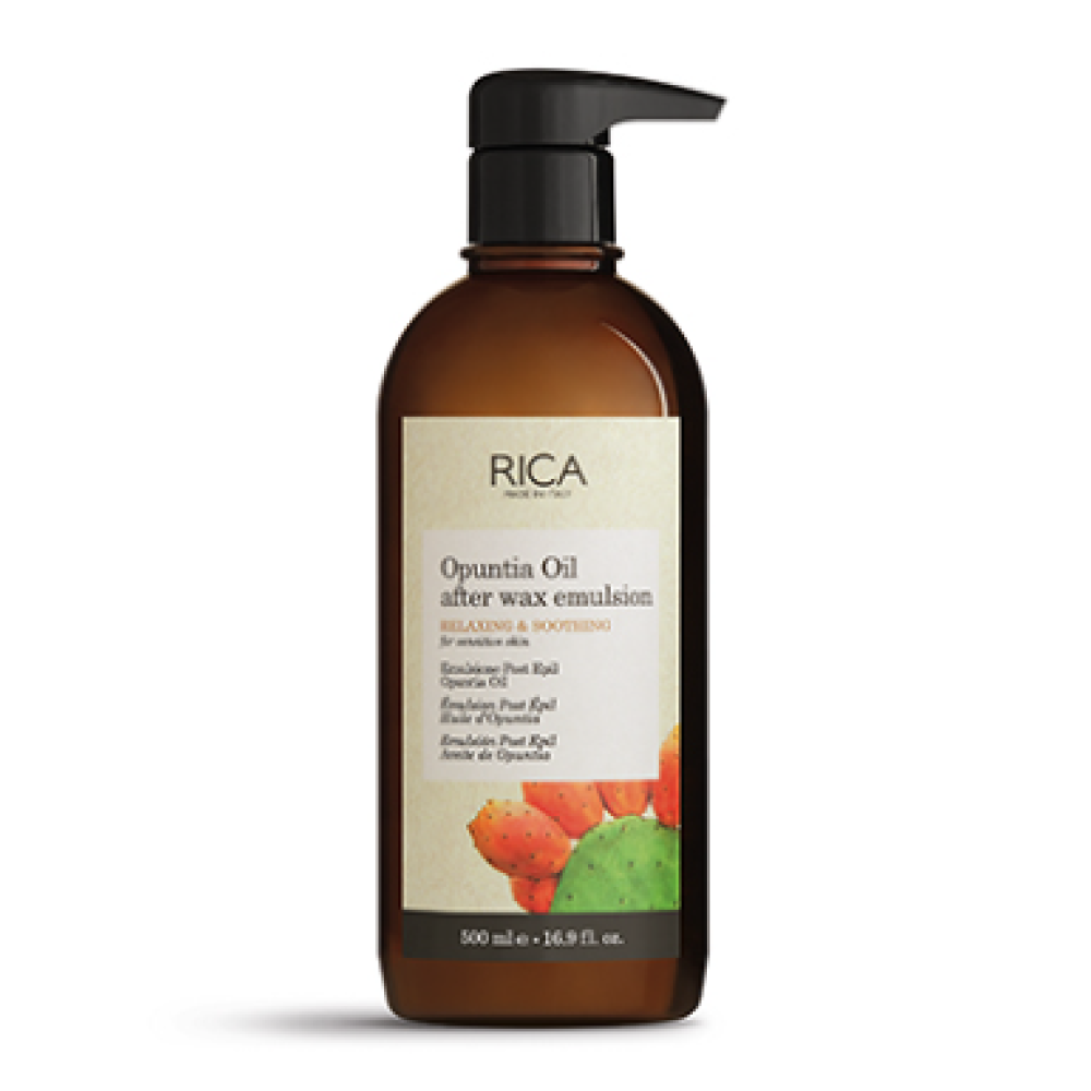 RICA Opuntia Oil After wax emulsion - Emulsija pēc vaksācijas ar opuncijas eļļu, 500ml (CLPEOPU5)