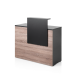Stilīga reģistratūras lete VISTA CONSOLLE BLACK&OAK (375.243)