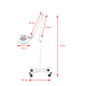 S4 LED lupa lampa + LED statīvs ar regulējamu gaismas intensitāti (124695)
