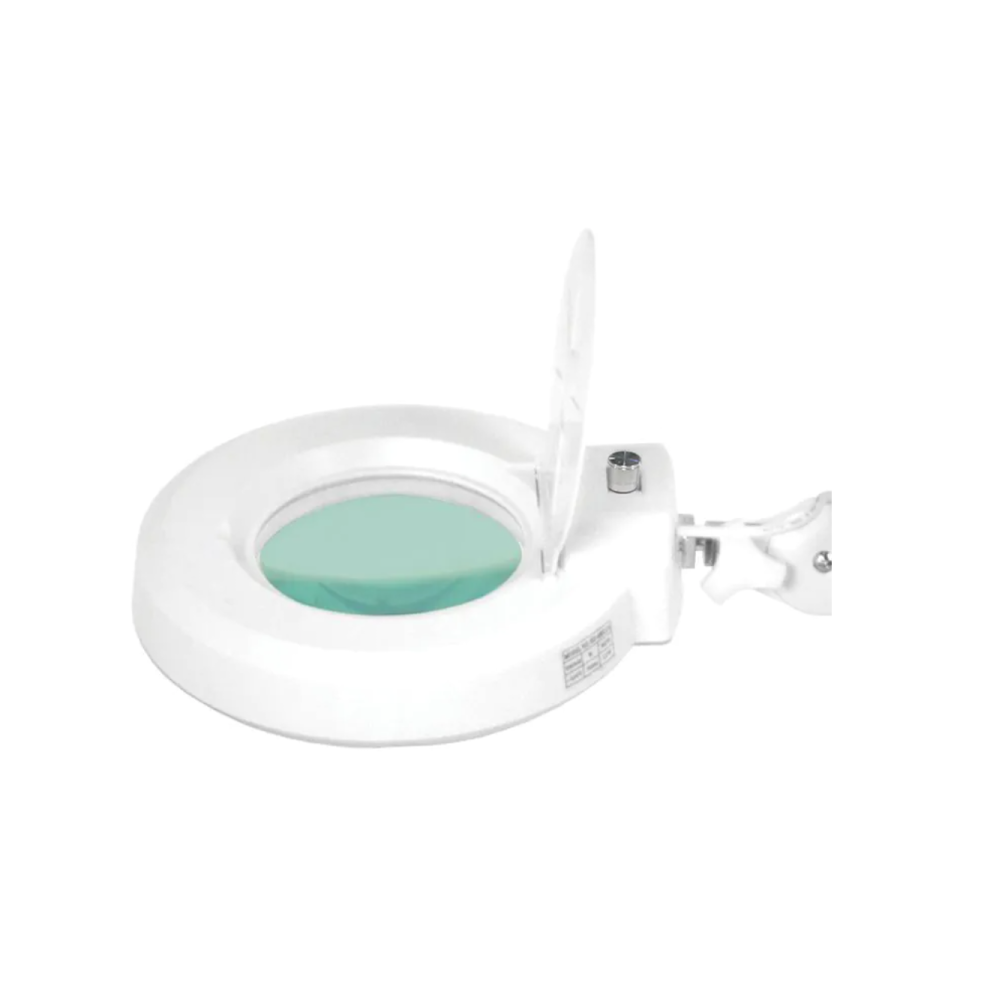 LED LUPA lampa S5 ar LED statīvu un regulējamu gaismas intensitāti, balta (126684)