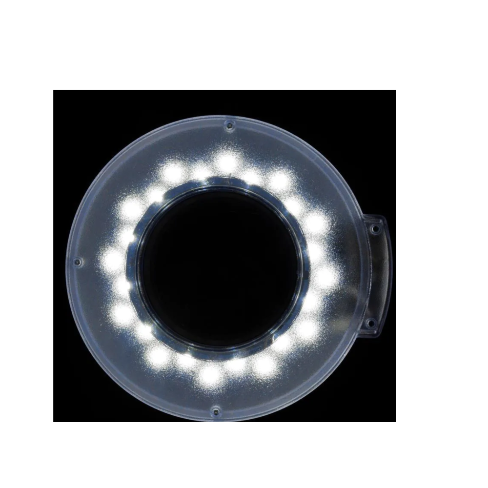 LED LUPA lampa S5 ar LED statīvu un regulējamu gaismas intensitāti, balta (126684)