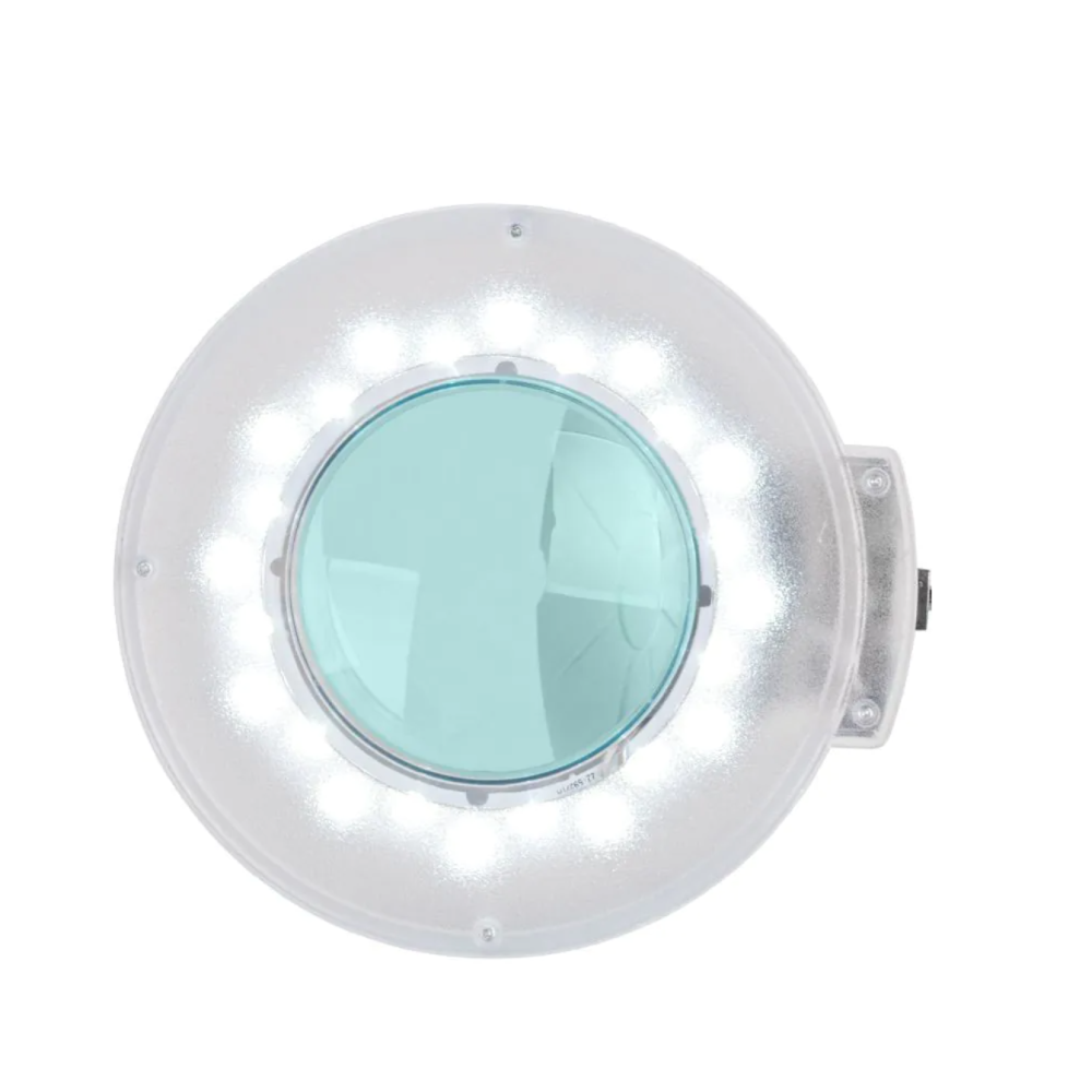 LED LUPA lampa S5 ar LED statīvu un regulējamu gaismas intensitāti, balta (126684)
