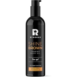 BYROKKO Shine Brown Tanning Oil - Iedegumu pastiprinoša eļļa ar apelsīna aromātu, 150ml