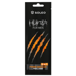 SOLEO HUNTER for Men - Solārija krēms ar bronzeriem vīriešiem, 15ml