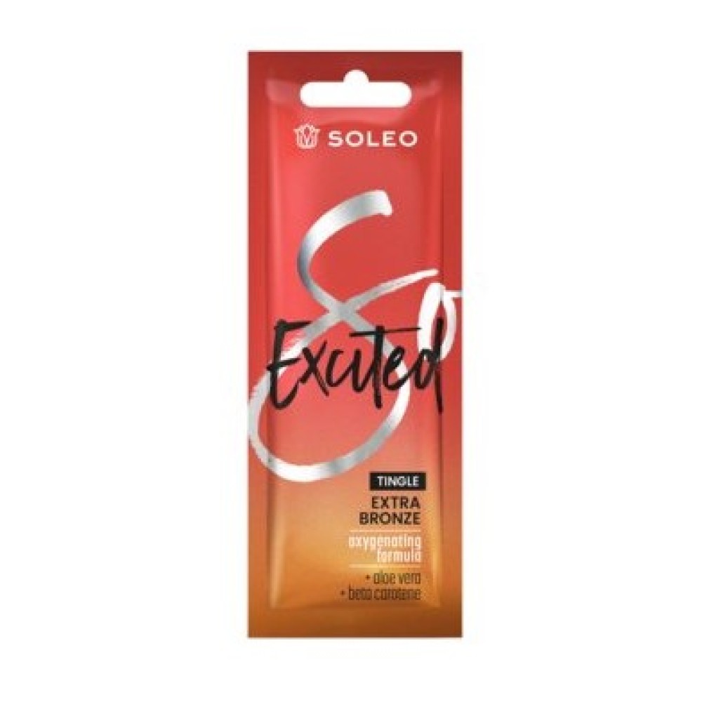 SOLEO So Excited TINGLE Extra Bronze - Solārija krēms ar tingle efektu, 15ml SOLEO So Excited TINGLE Extra Bronze - Solārija krēms ar tingle efektu, 15ml