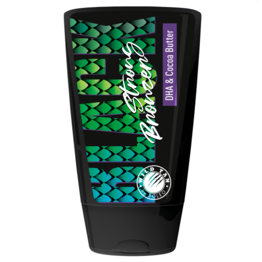 SOLEO BLACK Strong Bronzer - Solārija krēms ar bronzeriem, 125ml