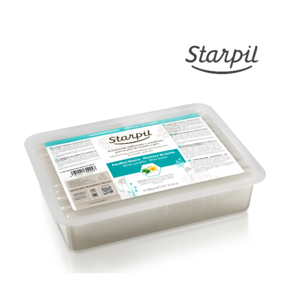 Starpil White Shea Butter paraffin treatment - Белый парафин с карите маслом, 500g