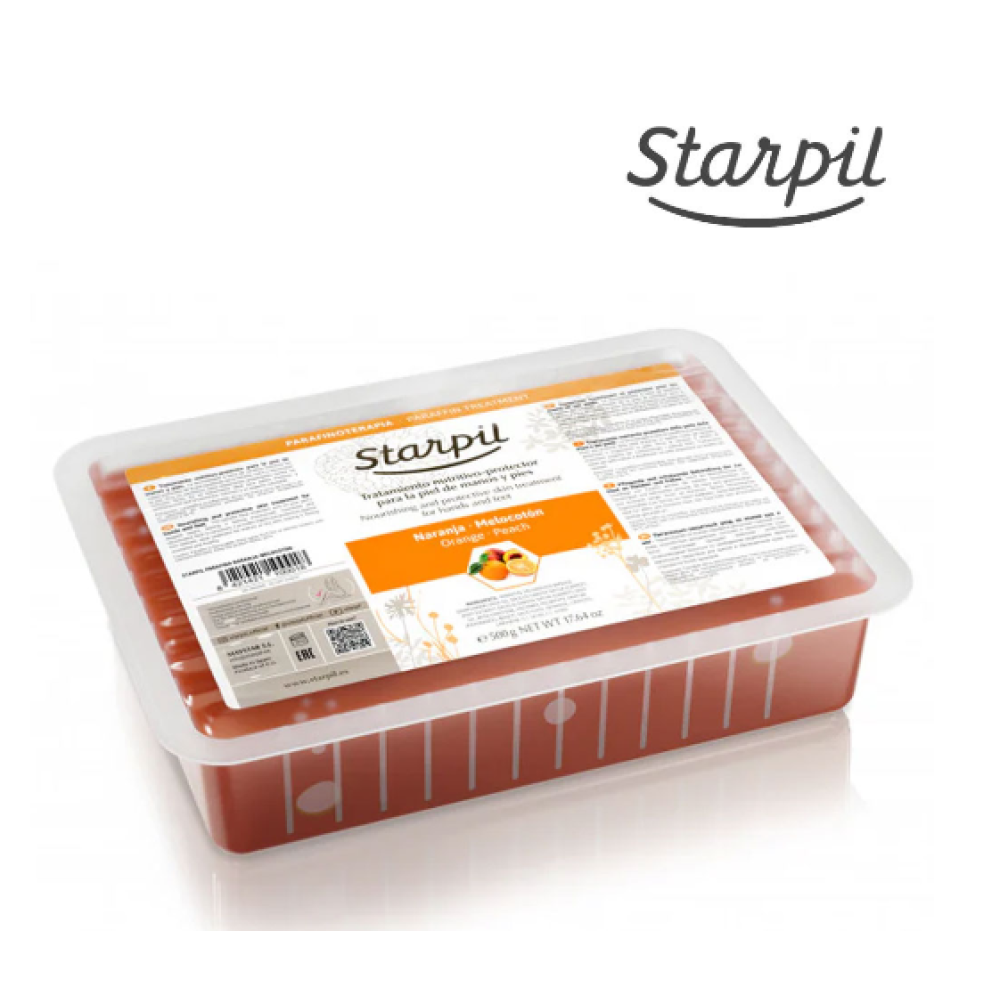 Starpil Orange-Peach paraffin treatment - Апельсиново-персиковый парафин, 500g