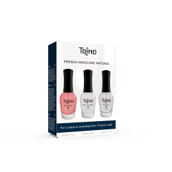 Trind French Manicure Natural - Dāvanu komplekts franču manikīram