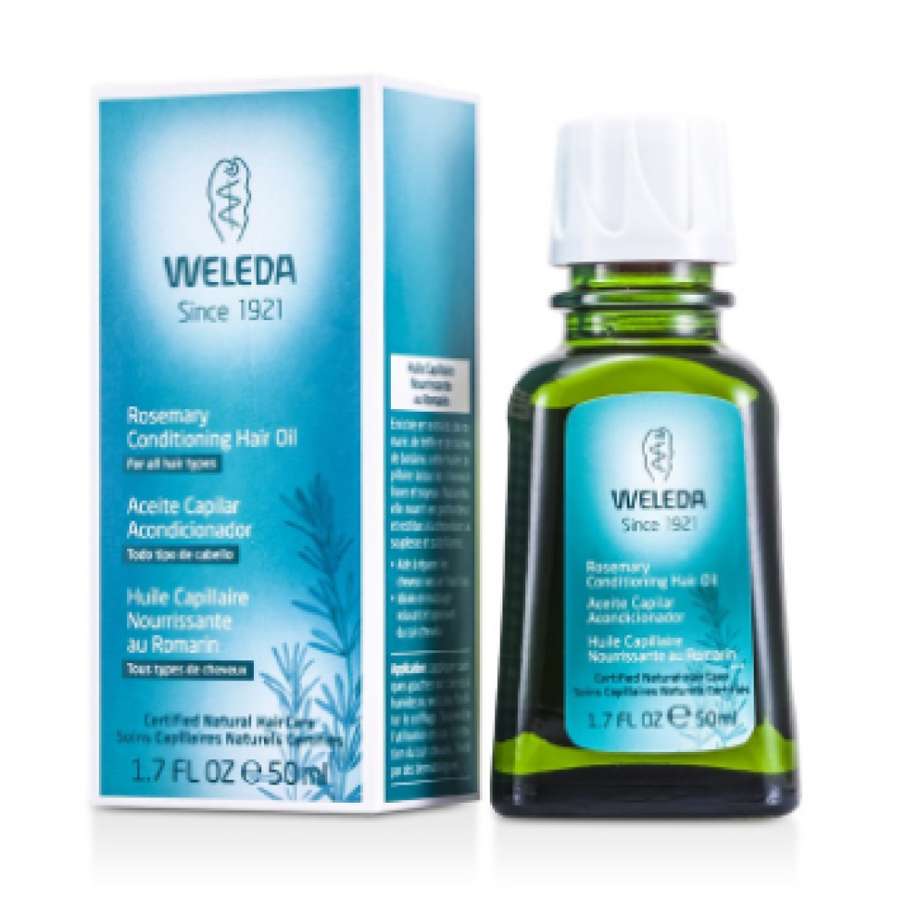 WELEDA Nourishing Hair Oil With Rosemary - Barojoša eļļa matiem ar rozmarīnu, 50ml