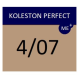 WELLA PROFESSIONALS KOLESTON PERFECT ME+ - Краска для волос, 4/07 - КОРИЧНЕВЫЙ НАТУРАЛЬНЫЙ КОРИЧНЕВЫЙ