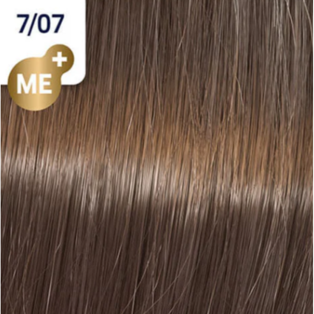 WELLA PROFESSIONALS KOLESTON PERFECT ME+ - Краска для волос, 7/07 - БЛОНД НАТУРАЛЬНЫЙ КОРИЧНЕВЫЙ