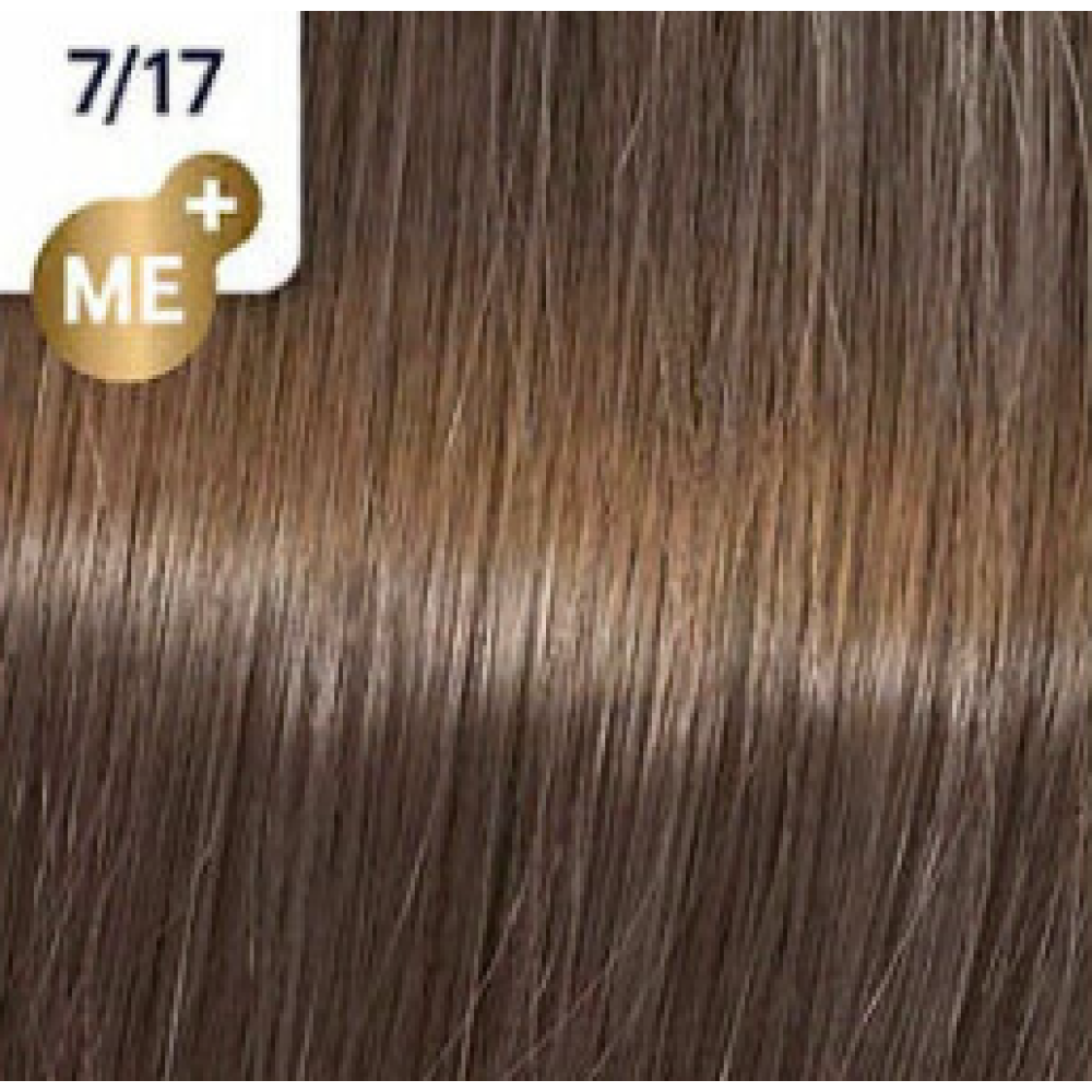 WELLA PROFESSIONALS KOLESTON PERFECT ME+ - Matu krāsa, 7/17 - Gaiši pelnu brūns WELLA PROFESSIONALS KOLESTON PERFECT ME+ - Matu krāsa, 7/17 - Gaiši pelnu brūns