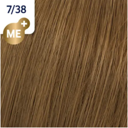 WELLA PROFESSIONALS KOLESTON PERFECT ME+ - Matu krāsa, 7/38 - VIDĒJI BLONDS ZELTA PĒRĻU
