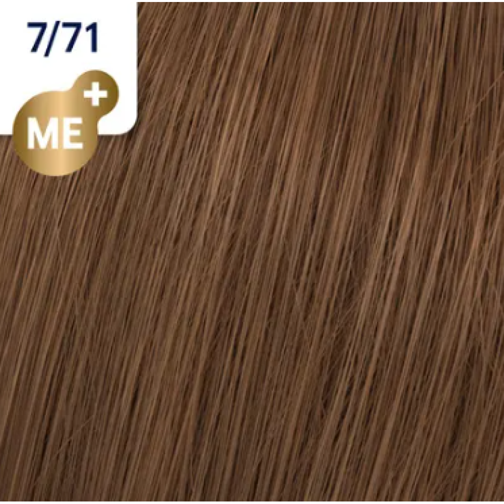 WELLA PROFESSIONALS KOLESTON PERFECT ME+ - Matu krāsa, 7/71 - VIDĒJI BLONDS PELNU BRŪNS (81650827)