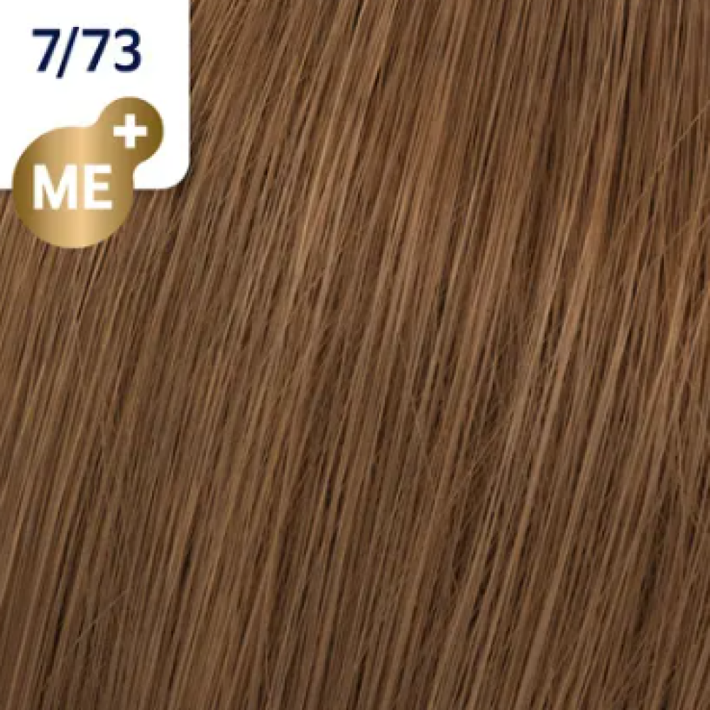 Wella Professionals Koleston Perfect Me+ - 7/73 Medium Blonde Brown Gold Hair Color Wella Professionals Koleston Perfect Me+ - 7/73 Medium Blonde Brown Gold Hair Color