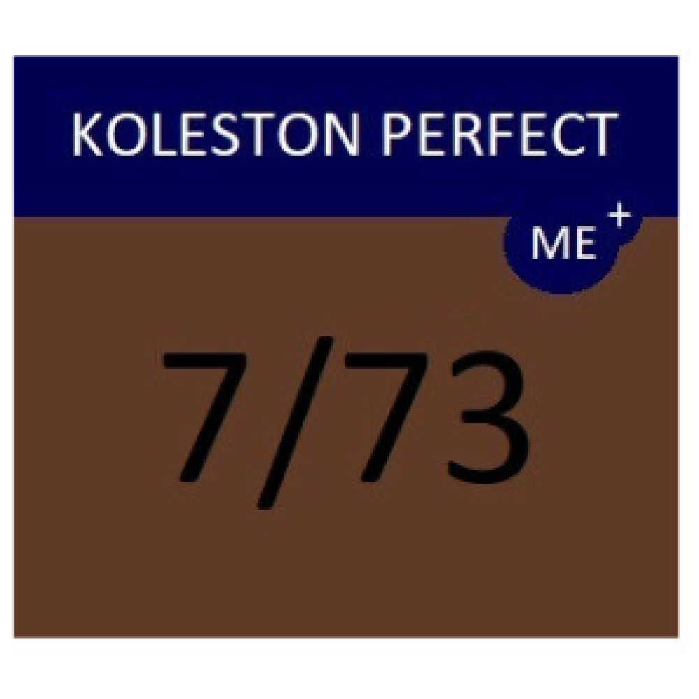 Wella Professionals Koleston Perfect Me+ - 7/73 Medium Blonde Brown Gold Hair Color Wella Professionals Koleston Perfect Me+ - 7/73 Medium Blonde Brown Gold Hair Color