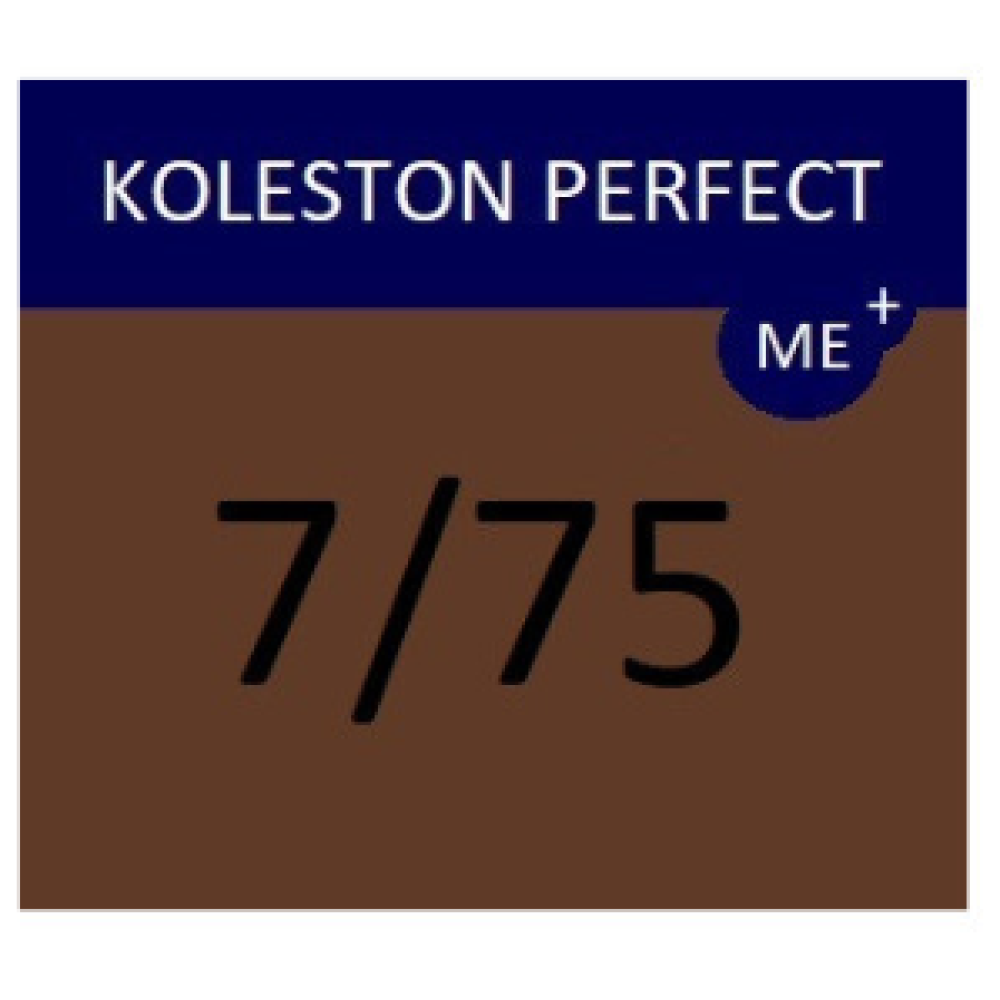 Wella Professionals Koleston Perfect Me+ - Medium Blonde Brown Red-Violet (7/75) Wella Professionals Koleston Perfect Me+ - Medium Blonde Brown Red-Violet (7/75)