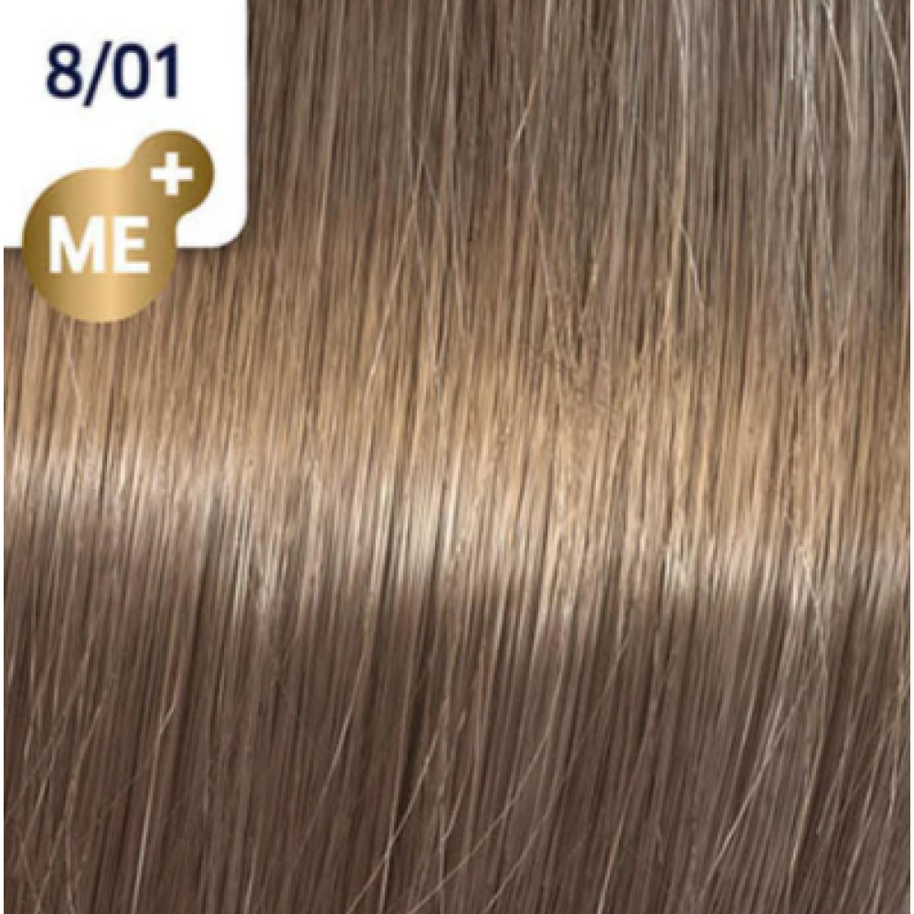 WELLA PROFESSIONALS KOLESTON PERFECT ME+ - Hair colour, 8/01 - LIGHT NATURAL ASH BLONDE WELLA PROFESSIONALS KOLESTON PERFECT ME+ - Hair colour, 8/01 - LIGHT NATURAL ASH BLONDE