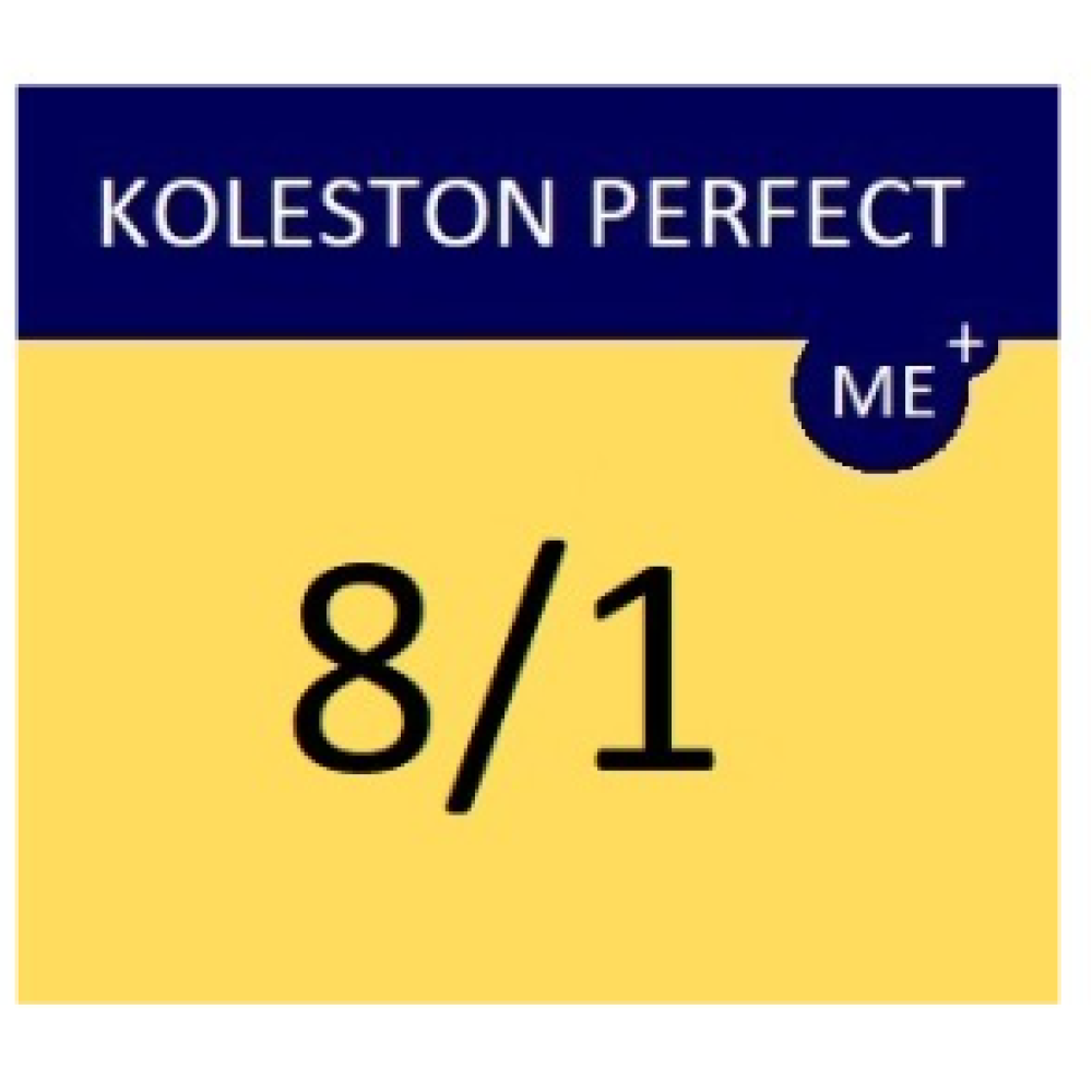 WELLA PROFESSIONALS KOLESTON PERFECT ME+ - Matu krāsa, 8/1 - GAIŠI PELNU BLONDS (81650842)