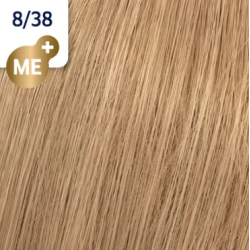 WELLA PROFESSIONALS KOLESTON PERFECT ME+ - Matu krāsa, 8/38 - GAIŠI BLONDS ZELTA PĒRĻU