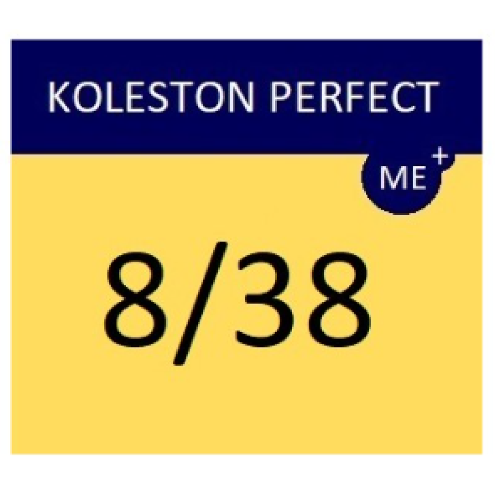 Wella Professionals Koleston Perfect Me+ - Light Blonde Golden Pearl 8/38 Wella Professionals Koleston Perfect Me+ - Light Blonde Golden Pearl 8/38