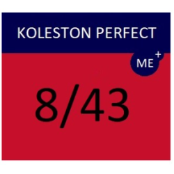 WELLA PROFESSIONALS KOLESTON PERFECT ME+ - Matu krāsa, 8/43 - GAIŠI SARKANS ZELTA BLONDS