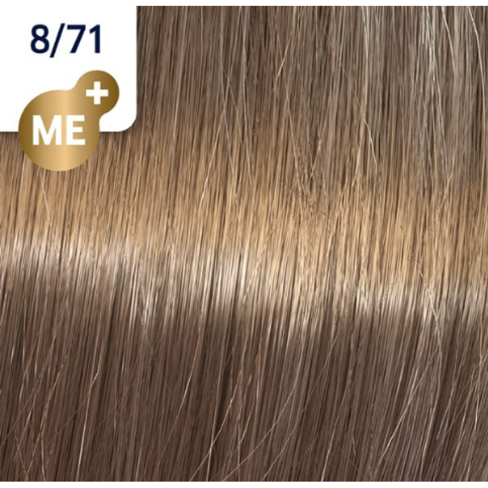 WELLA PROFESSIONALS KOLESTON PERFECT ME+ - Light Ash Blonde Brown Hair Color 8/71 WELLA PROFESSIONALS KOLESTON PERFECT ME+ - Light Ash Blonde Brown Hair Color 8/71