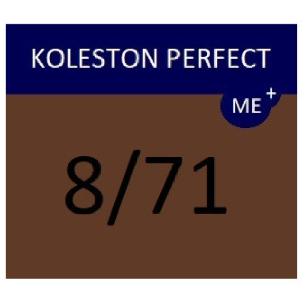 WELLA PROFESSIONALS KOLESTON PERFECT ME+ - Light Ash Blonde Brown Hair Color 8/71 WELLA PROFESSIONALS KOLESTON PERFECT ME+ - Light Ash Blonde Brown Hair Color 8/71