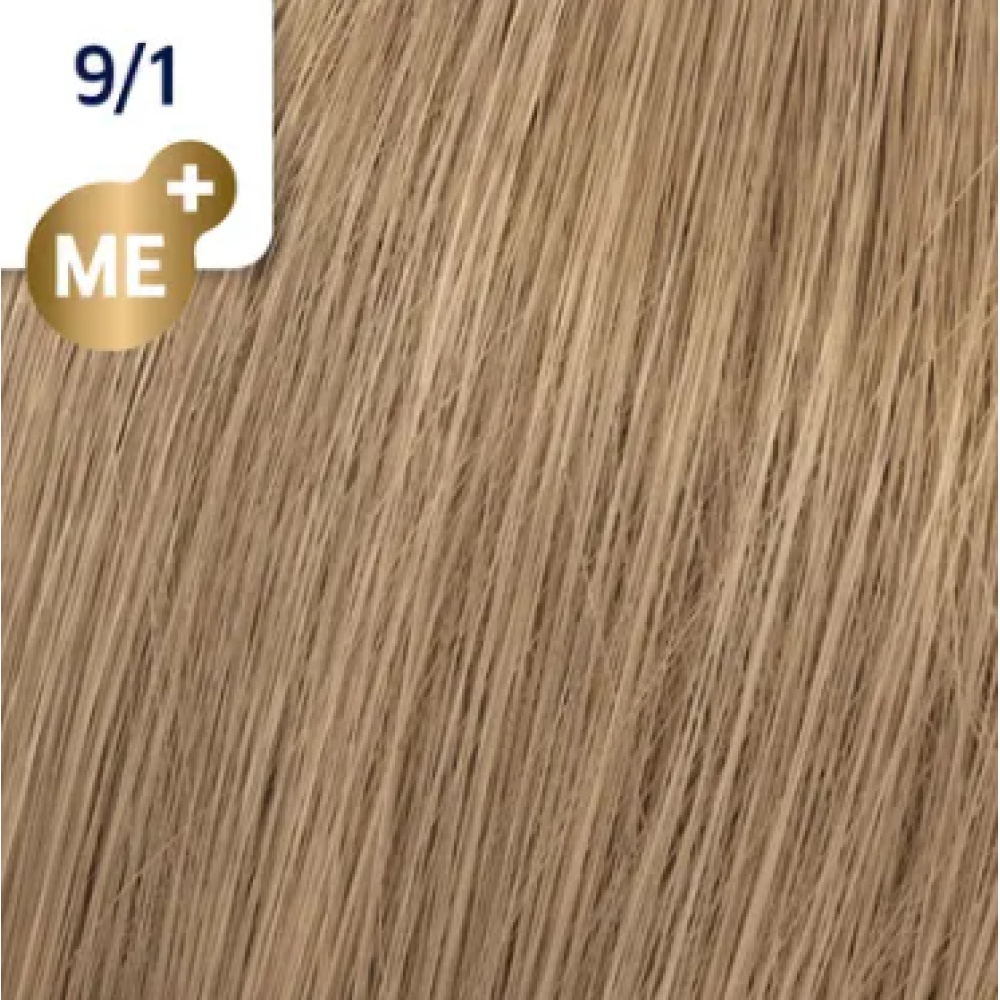 Wella Professionals Koleston Perfect Me+ - 9/1 Very Light Ash Blonde Wella Professionals Koleston Perfect Me+ - 9/1 Very Light Ash Blonde