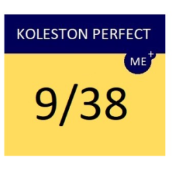 WELLA PROFESSIONALS KOLESTON PERFECT ME+ - Matu krāsa, 9/38 - ĻOTI GAIŠS ZELTA PĒRĻU BLONDS