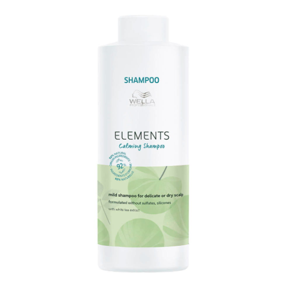 WELLA PROFESSIONAL ELEMENTS Calming Shampoo - Nomierinošs šampūns, 1000ml (99350150123)