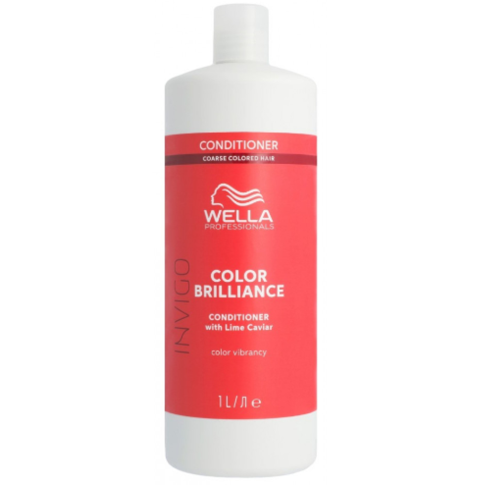 WELLA PROFESSIONAL INVIGO Color Brilliance Coarse Conditioner - Kondicionieris bieziem un krāsotiem matiem, 1000ml (99350170077)