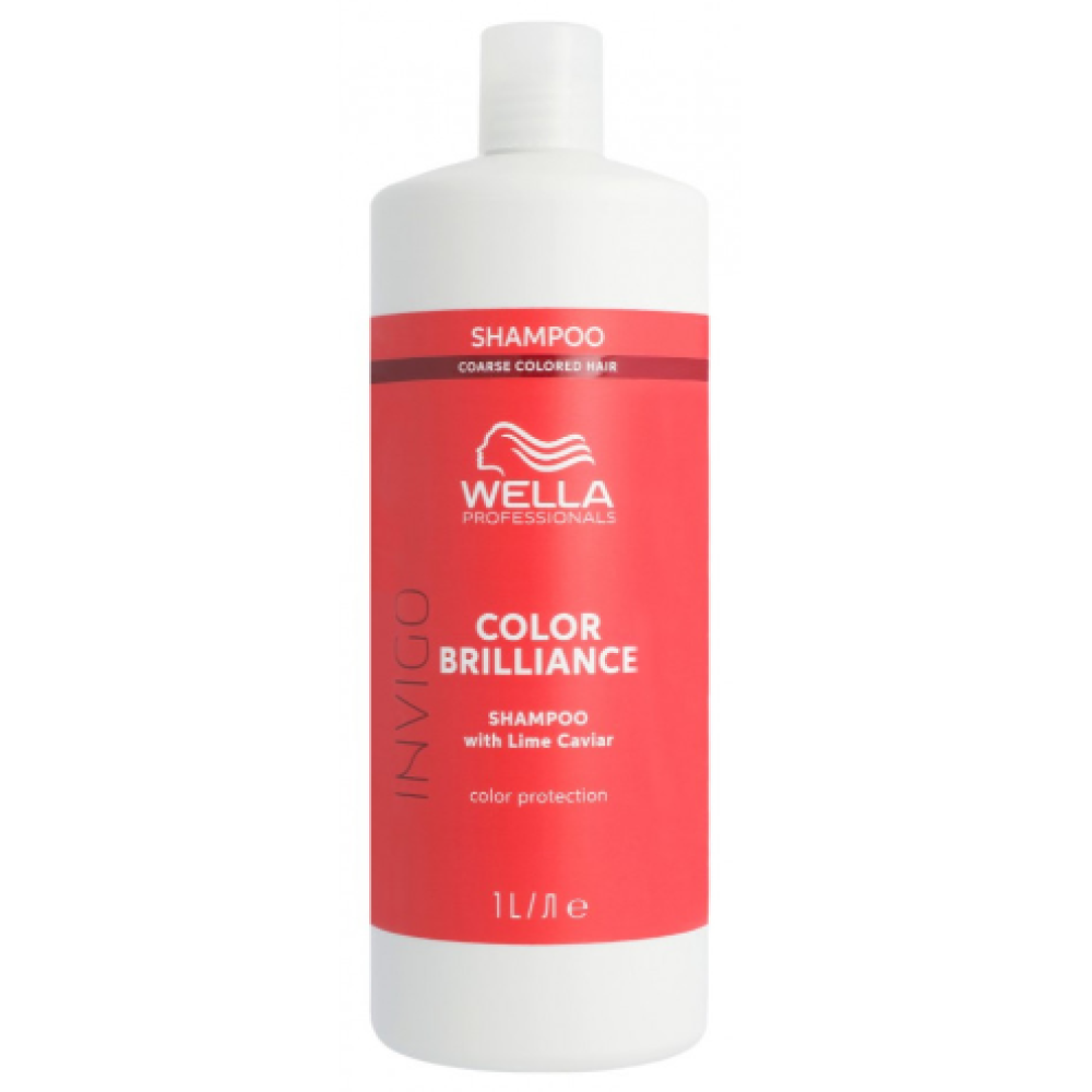 WELLA PROFESSIONAL INVIGO Color Brilliance Coarse Shampoo - Šampūns bieziem un krāsotiem matiem, 1000ml (99350170075)