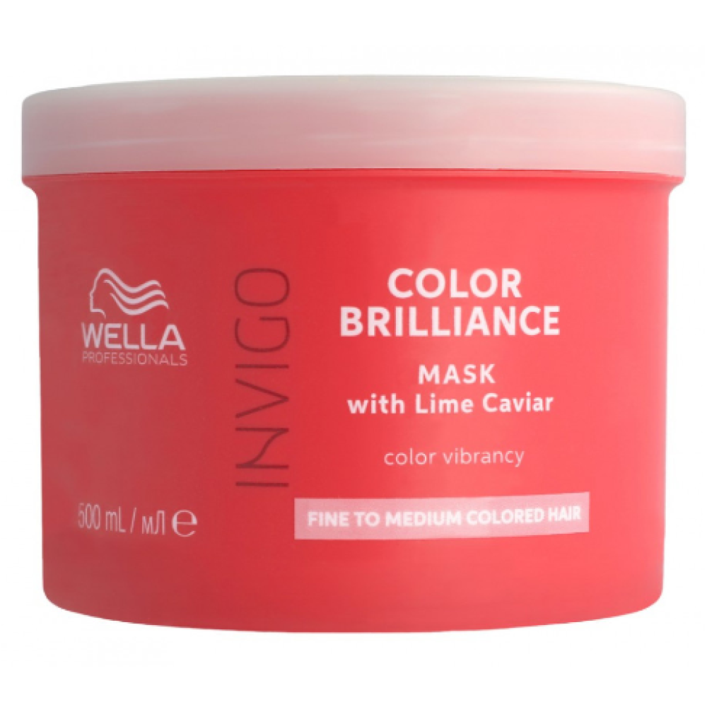 WELLA PROFESSIONAL INVIGO Color Brilliance Fine/Normal Mask - Maska plāniem/normāliem krāsotiem matiem, 500ml (99350170070)