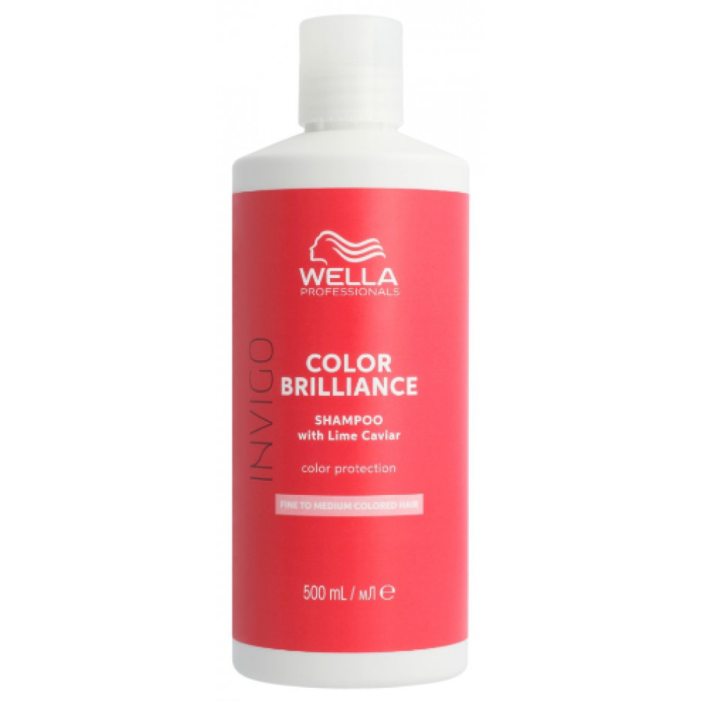 WELLA PROFESSIONAL INVIGO Color Brilliance Fine/Normal Shampoo - Šampūns plāniem/normāliem krāsotiem matiem, 500ml (99350170062)