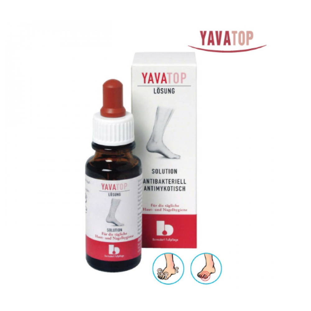 Yavatop Lösung Solution - Pretmikrobu un pretsēnīšu šķīdums nagiem, 50ml Yavatop Lösung Solution - Pretmikrobu un pretsēnīšu šķīdums nagiem, 50ml