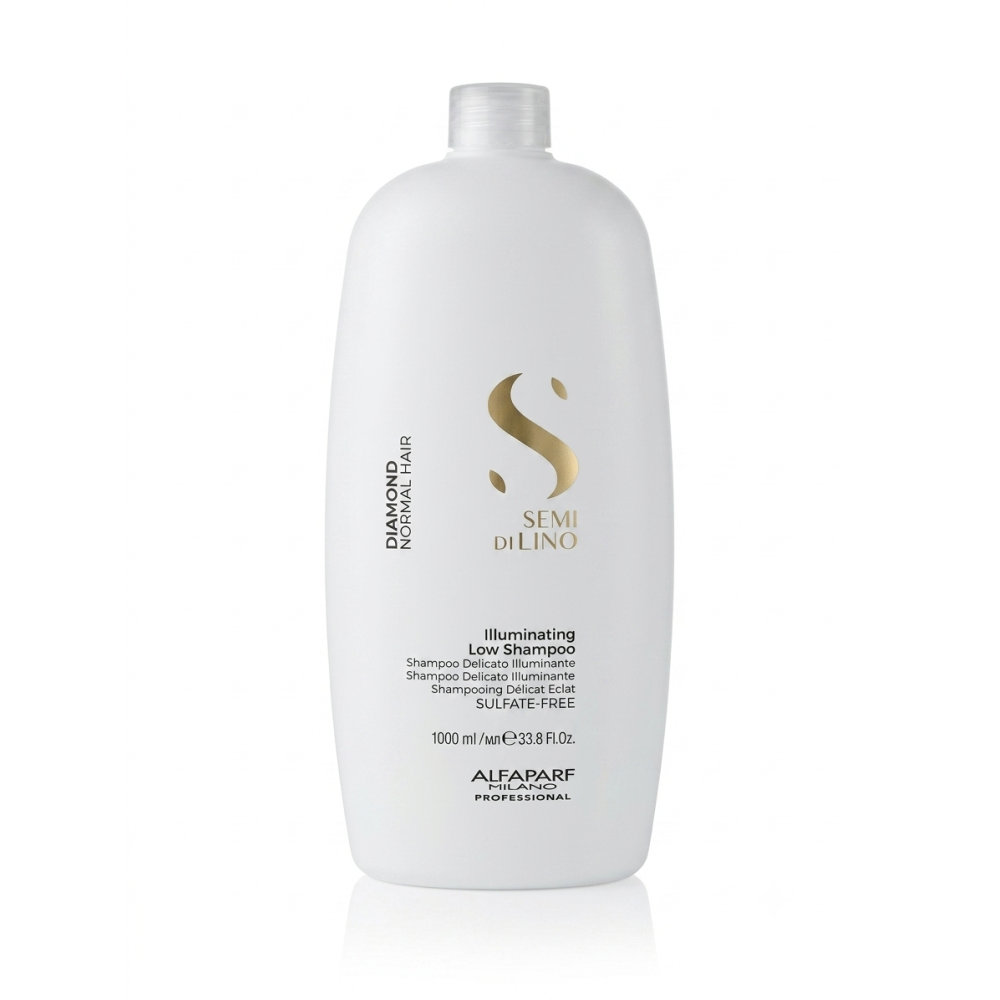 Alfaparf Semi di Lino Diamond Shampoo - Šampūns matu spīdumam normāliem matiem, 1000ml (PF016446)