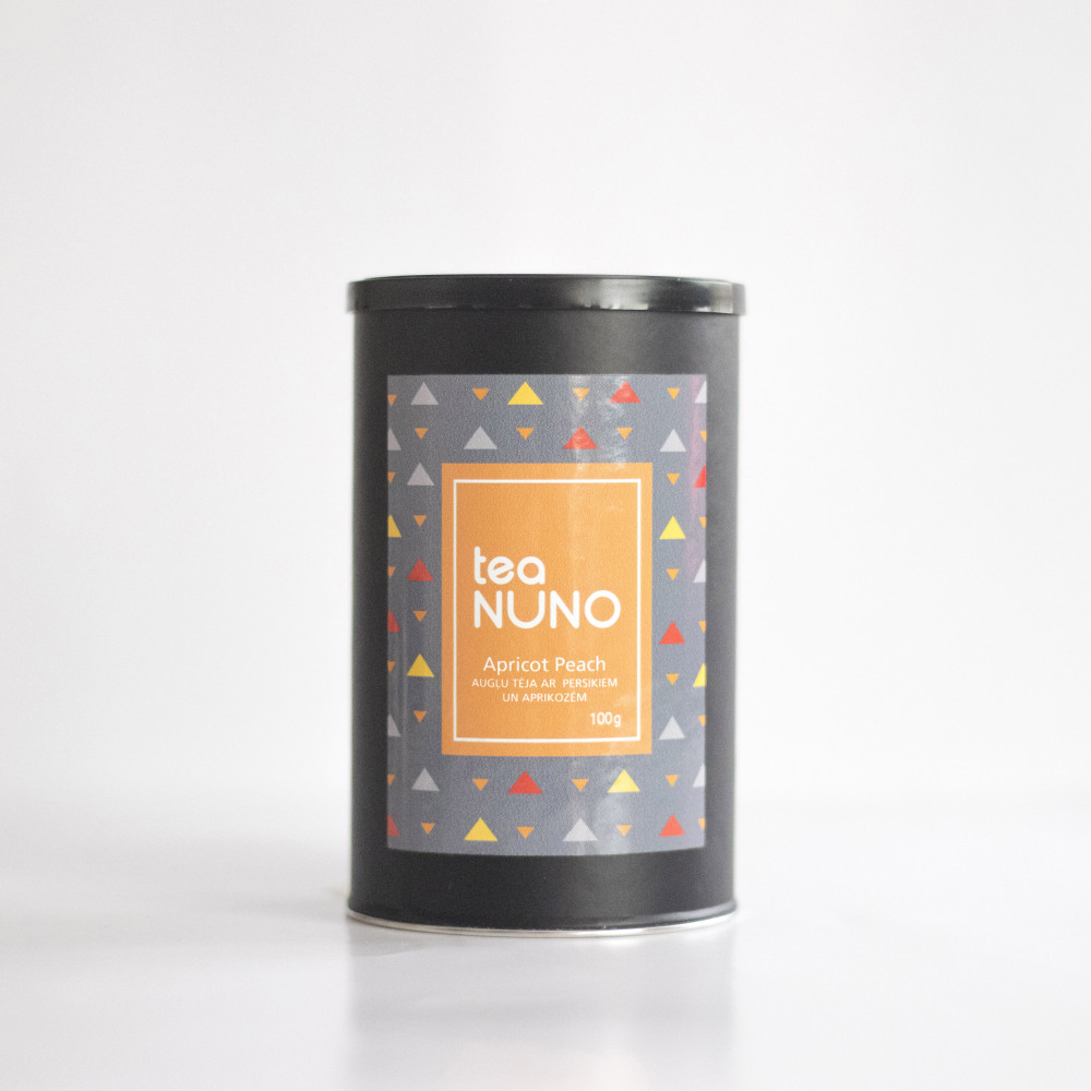 APRICOT PEACH fruit tea with fruit pieces, 100gr.