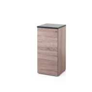 Black & oak Closed service cabinet - Praktisks slēgts servisa skapis