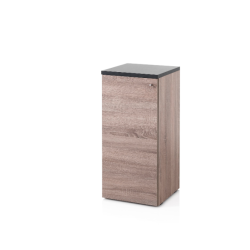 Black & oak Closed service cabinet - Praktisks slēgts servisa skapis